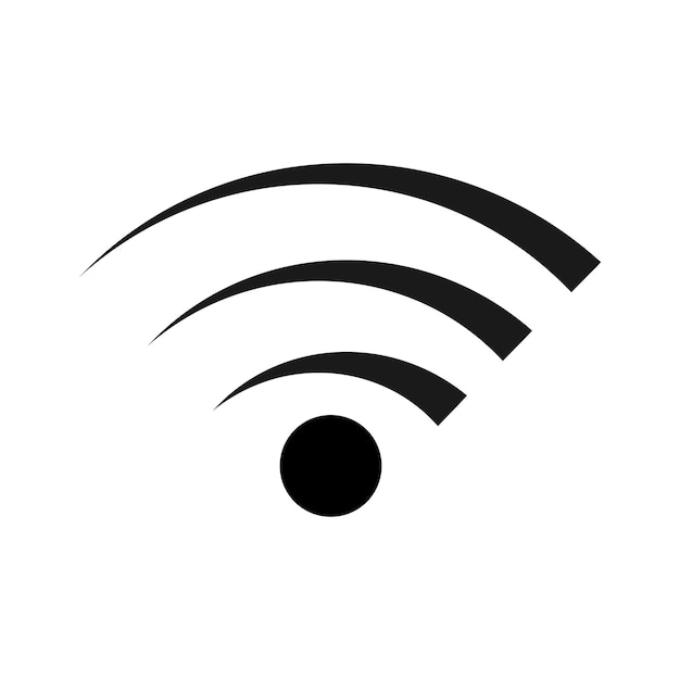 Wifi golf logo vector