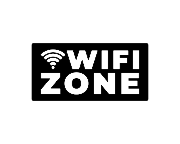 Vettore icona wi-fi in stile piatto alla moda isolato su sfondo bianco simbolo della rete wireless per l'interfaccia utente del logo dell'app di progettazione del sito web illustrazione vettoriale eps10