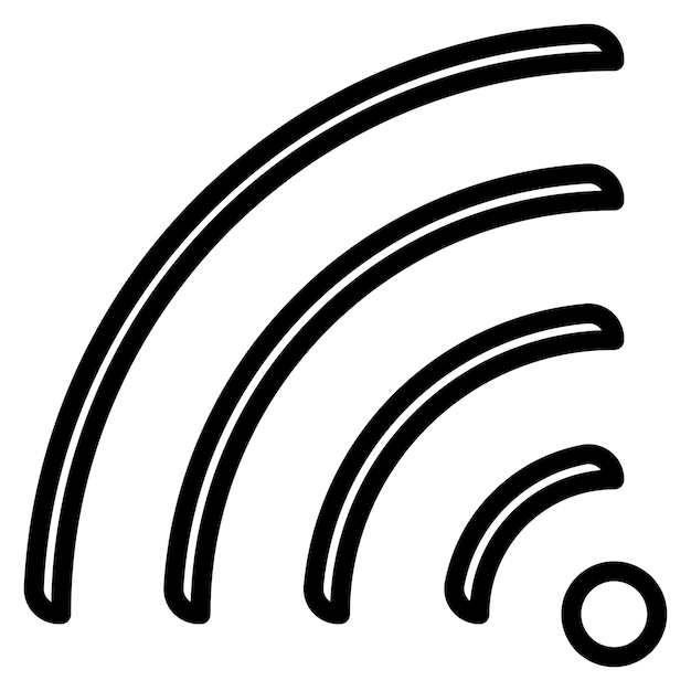 Wifi icon vector image Can be used for Live Streaming