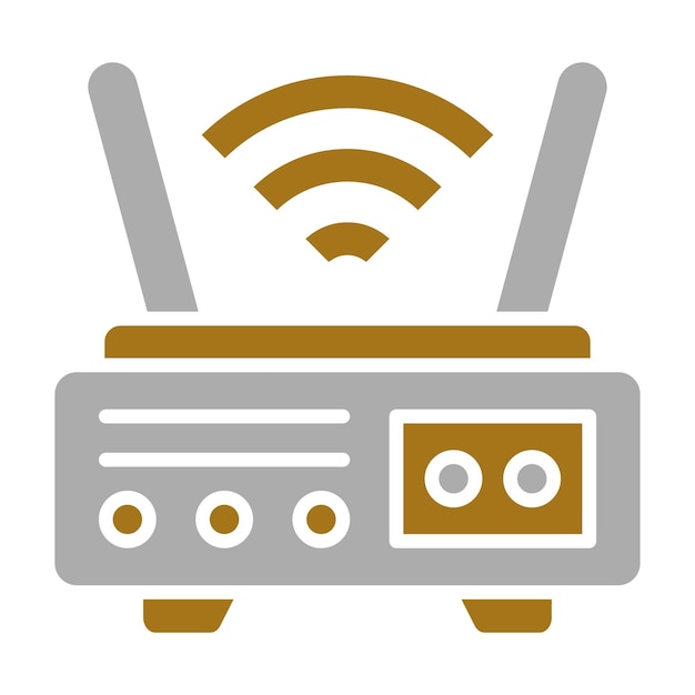 Wi-Fi ルーター アイコン スタイル