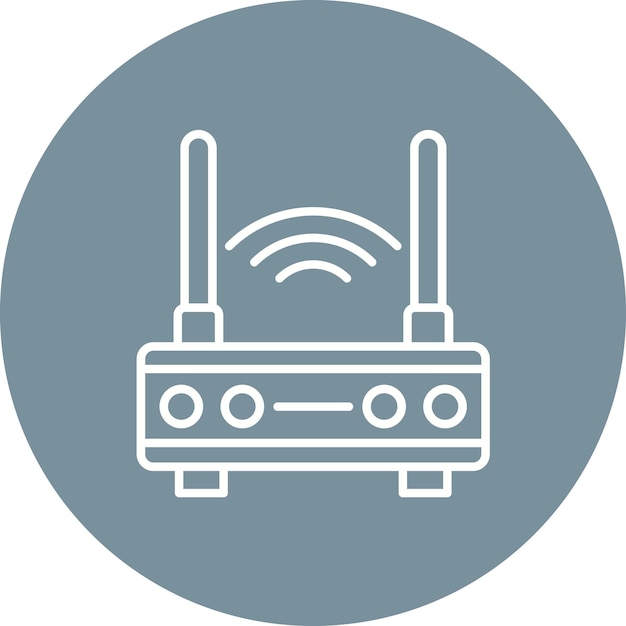 Wifi Router icon vector image Can be used for Smart City