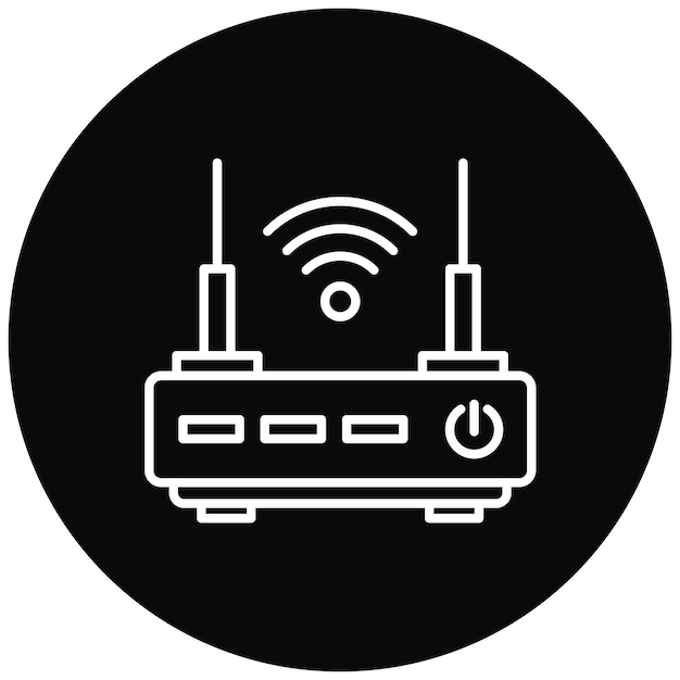 wifi router icon vector image can be used for technology