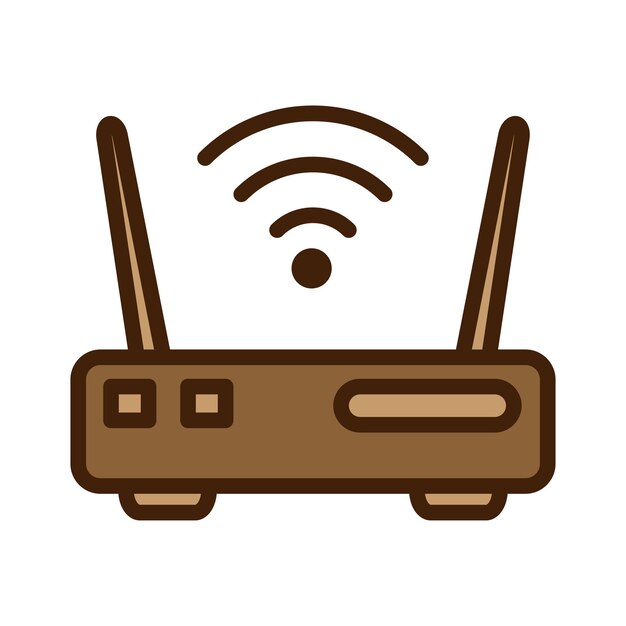 Wifi router icon vector