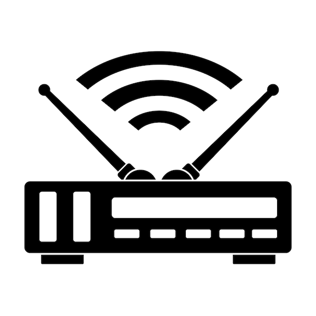 wifi router pictogram vector illustratie ontwerp