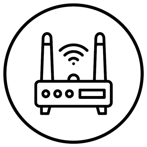 Wifi-router Vector Icon Design Illustratie