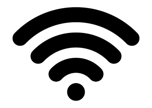 WiFi sign icon Network signal symbol Vector