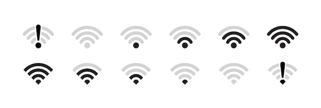 Wi-Fi アイコン コレクション Wi-Fi ベクトル