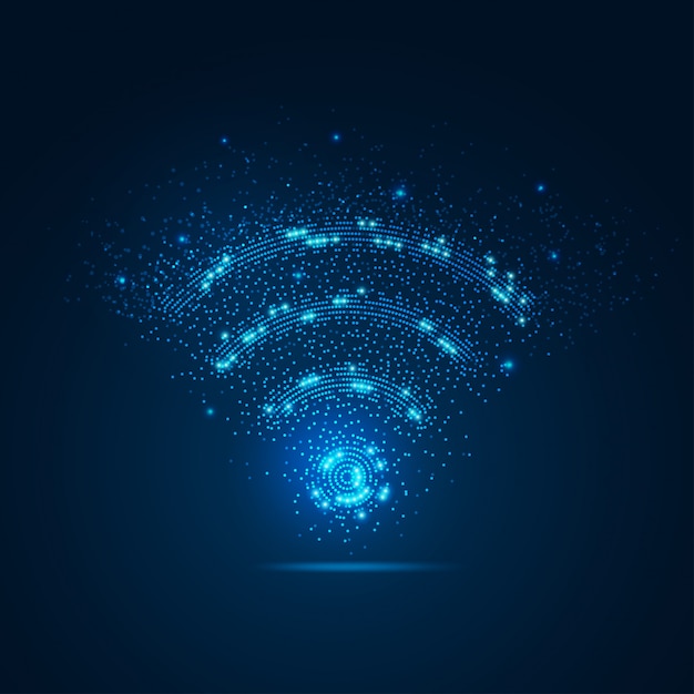 Вектор Знак wi-fi с элементом