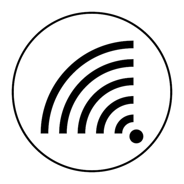 Vector wifi signal icon vector image can be used for remote working
