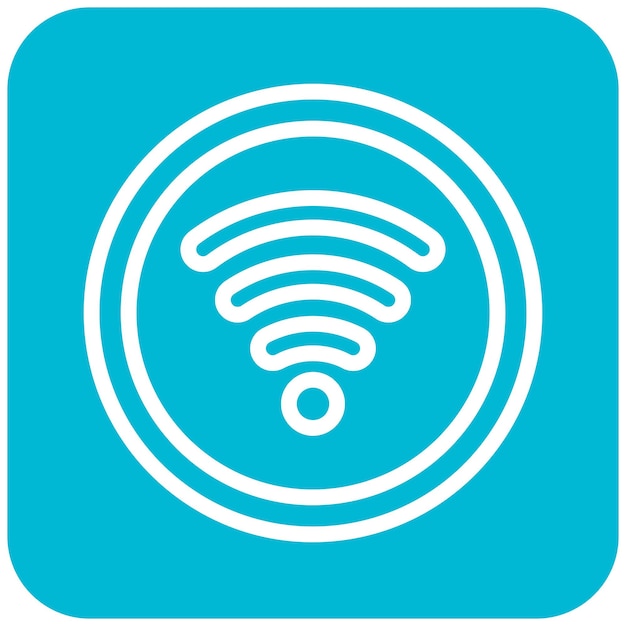 Wifi signal Vector Icon Design Illustration