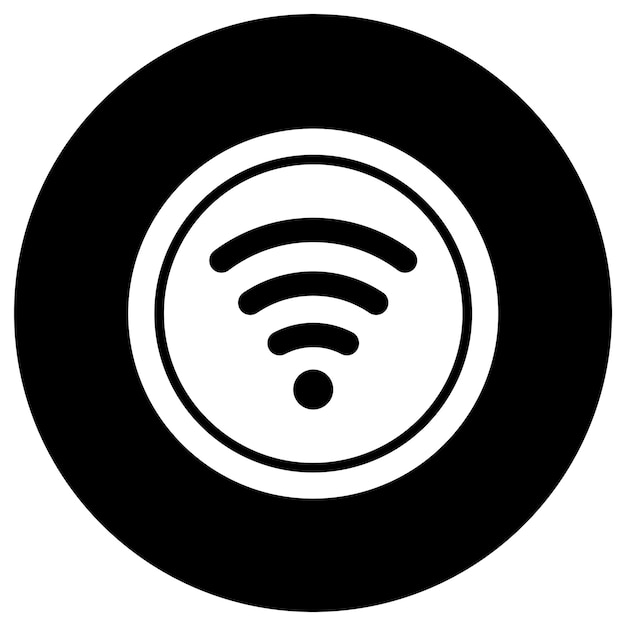 Wifi signal Vector Icon Design Illustration