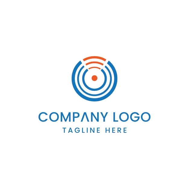 Wifi speaker logo design outstanding creative modern symbol sign