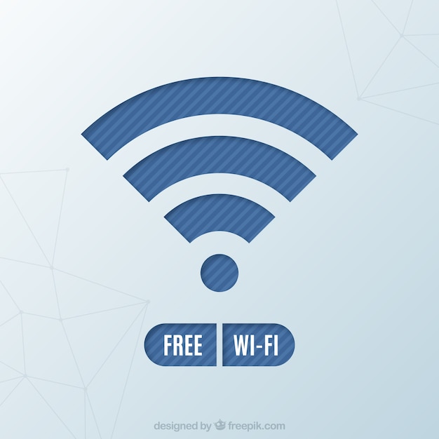 Sfondo del simbolo wifi