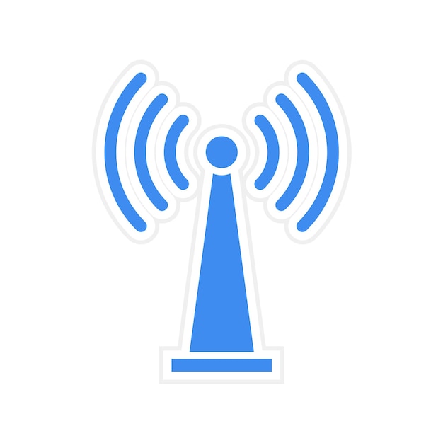 Wifi Tethering icoon vector afbeelding Kan worden gebruikt voor Mobile UI UX