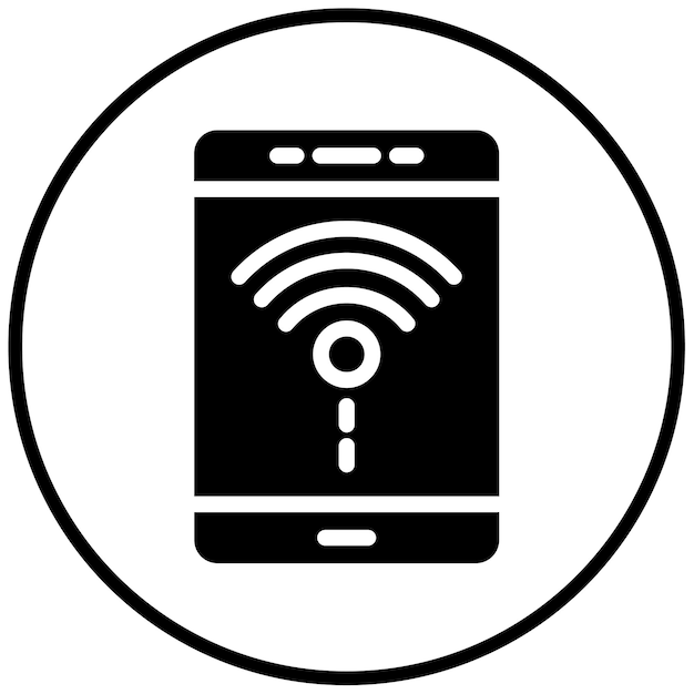 Wifi Tethering Vector Illustratie