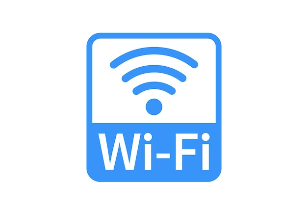 значок Wi-Fi и беспроводной связи подключение к Интернету значок беспроводных сетей векторная иллюстрация