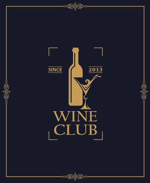 Wijn club label