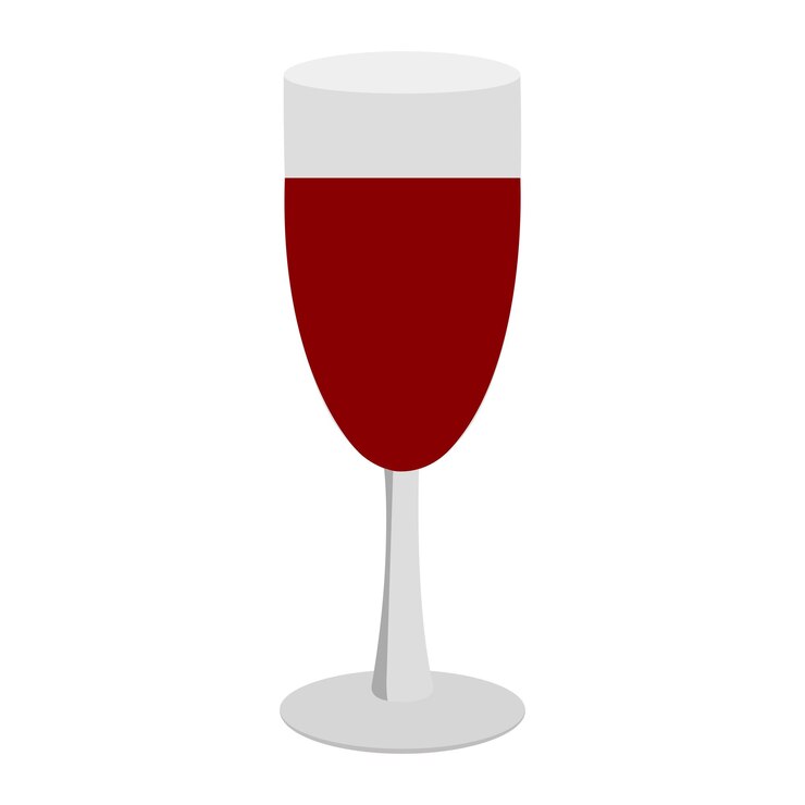 Vector wijnglas icoon - vector