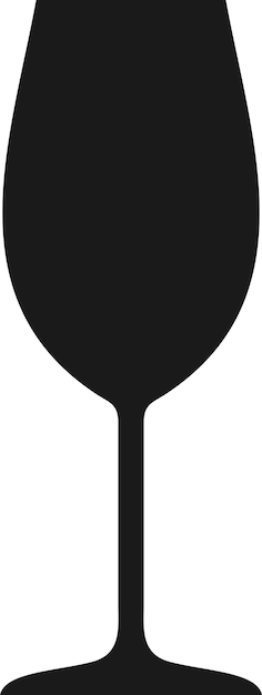 Wijnglas Icoon. Vectorillustratie.