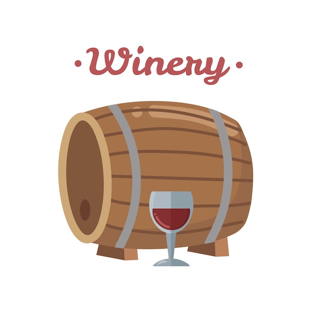 Wijnmakerij pictogram clipart avatar logotype geïsoleerde vectorillustratie
