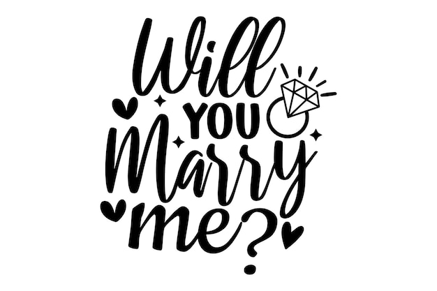 Wil je met me trouwen?