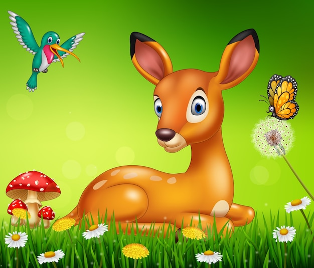 Wild animal cartoon