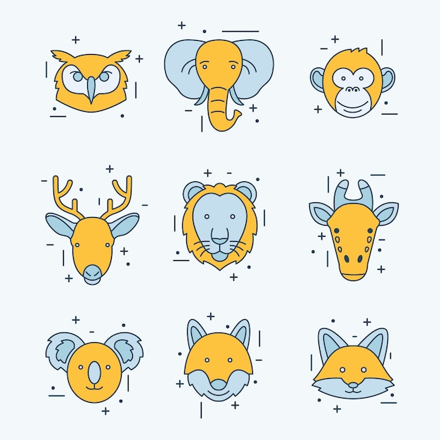 Wild Animal Icons