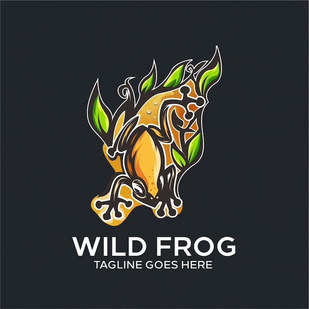 Wild frog logo