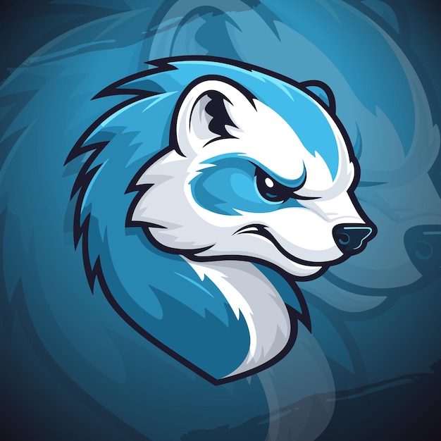 Wild at Heart Weasel Mascot Logo for Sports Esports Badges Emblems amp Tshirts Shop Today