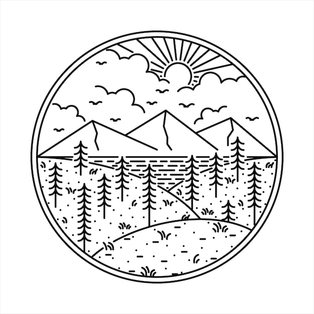 Premium Vector | Wild nature illustration