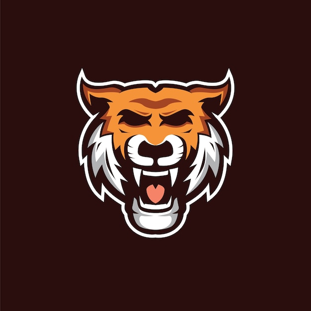 Il logo della mascotte wild tiger