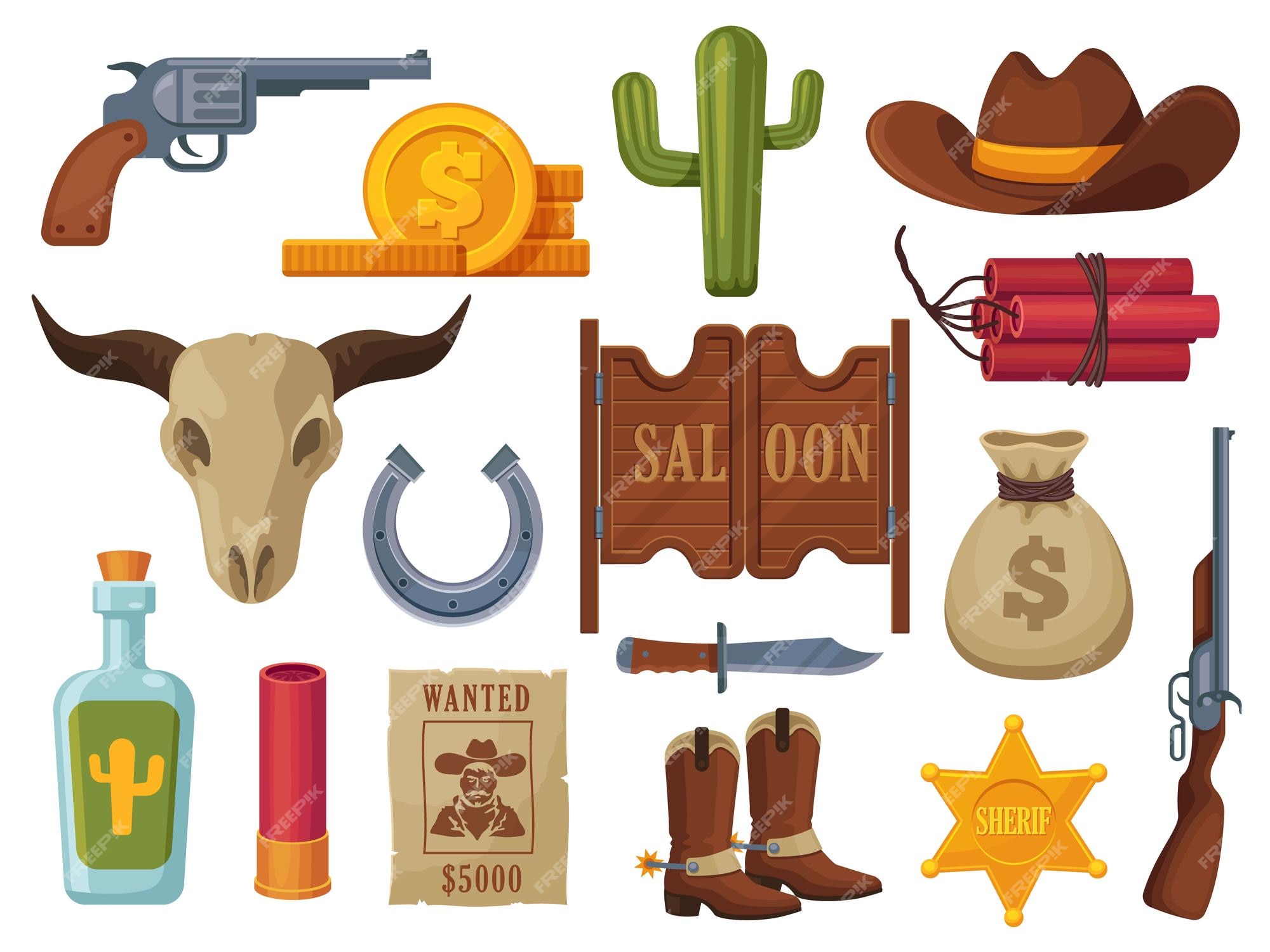 Logotipo de desenho animado do cacto cowboy - TemplateMonster