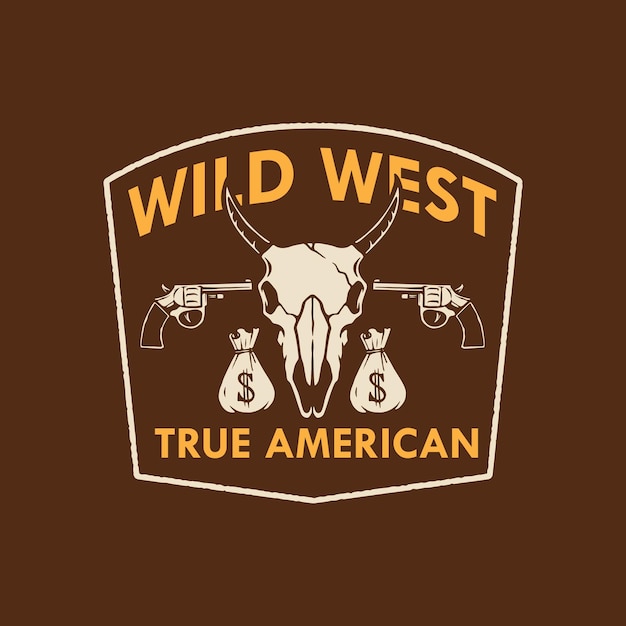 Wild west logo ontwerp