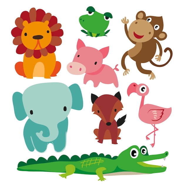 Vector wildlife character design