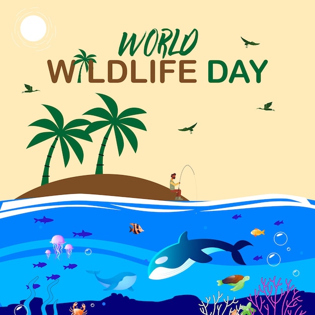 Vector wildlife day