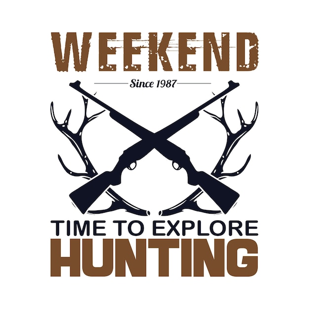 Wildlife hunting vector tshirt design
