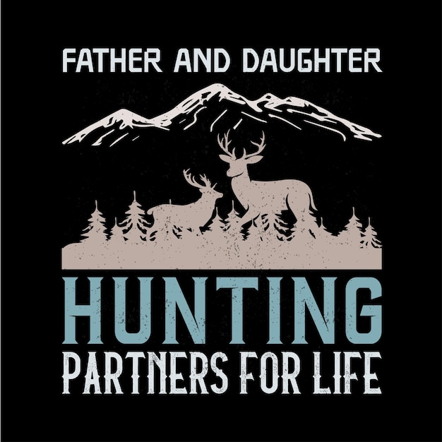 Wildlife jacht vector T-shirt ontwerp