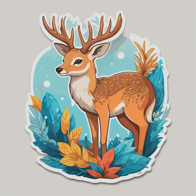 Vector wildlife kleur cartoon vector