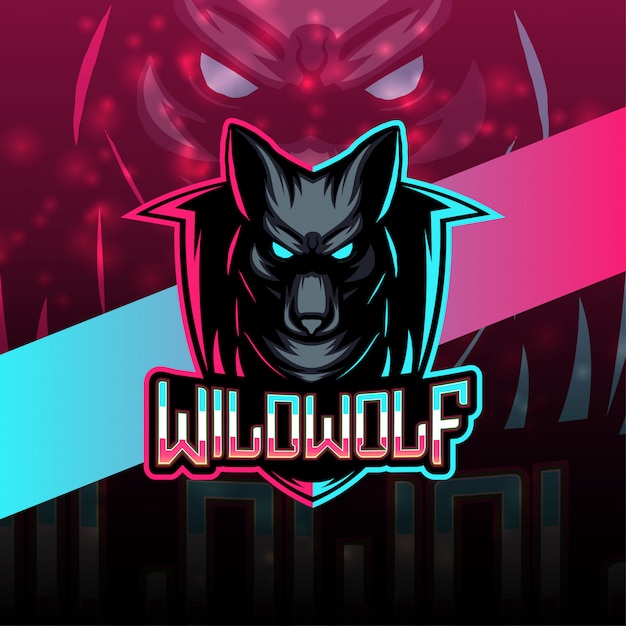 Wilfwolf esportマスコットロゴ