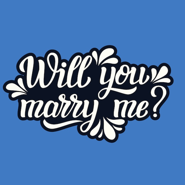 Will you marry me card