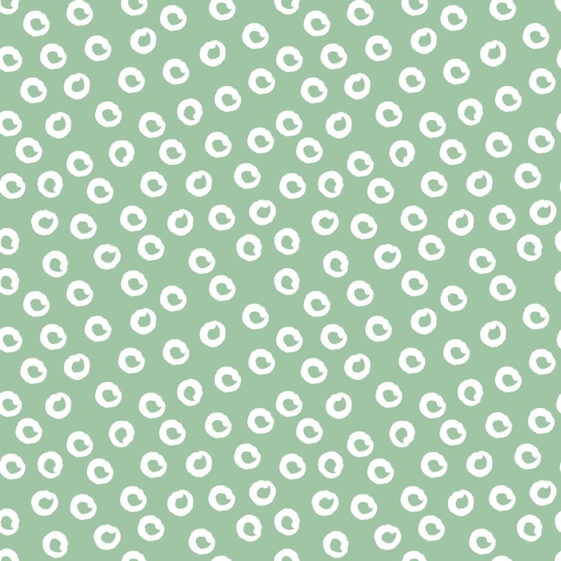 Willekeurige cirkel vlekken abstracte minimalistische retro achtergrond Naadloos vectorpatroon