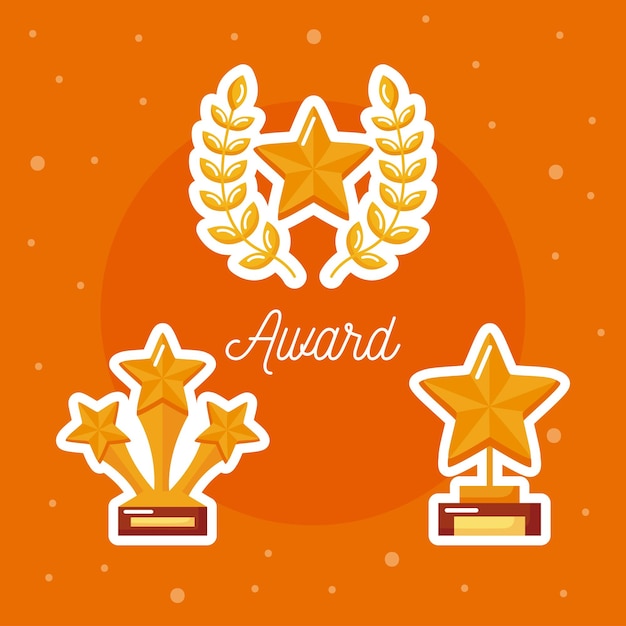 Win awards drie iconen