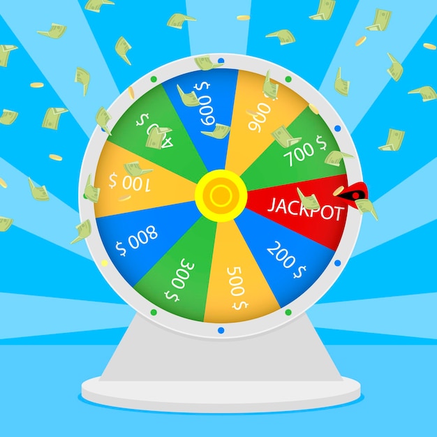 Win jackpot in wiel Lucky game gokken prijswinst