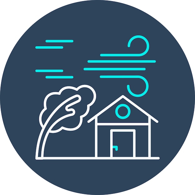Wind Disaster vector icon Can be used for Natural Disaster iconset