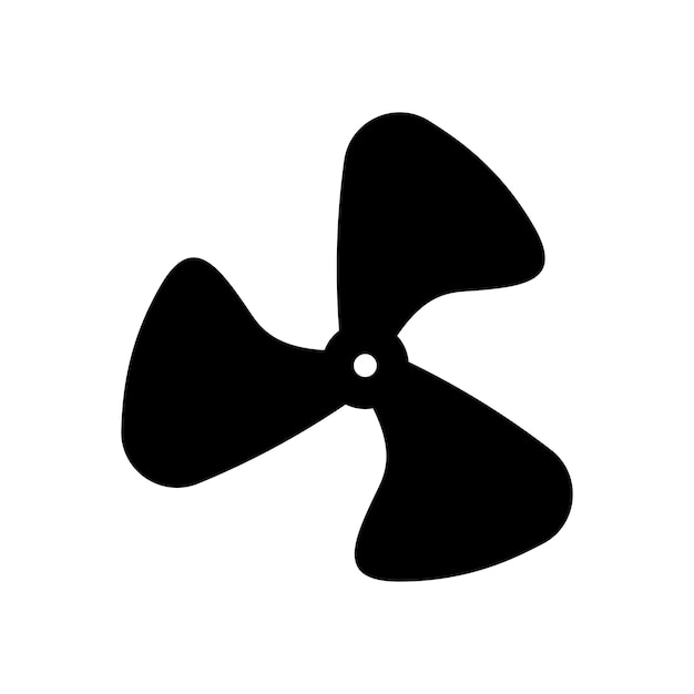 Vector wind fan logo vektor