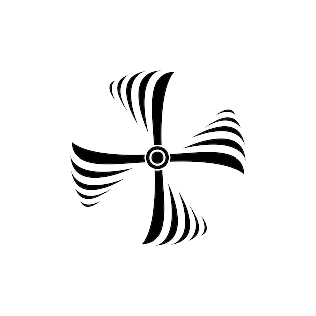 Wind fan logo vektor