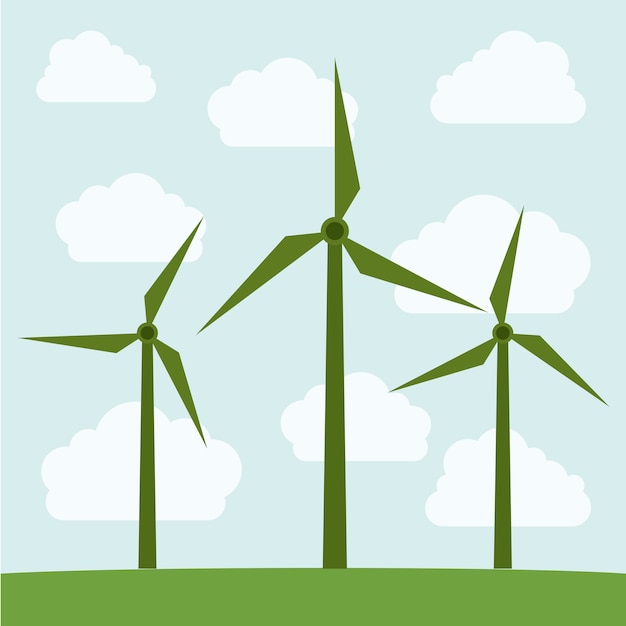 Wind mill icon