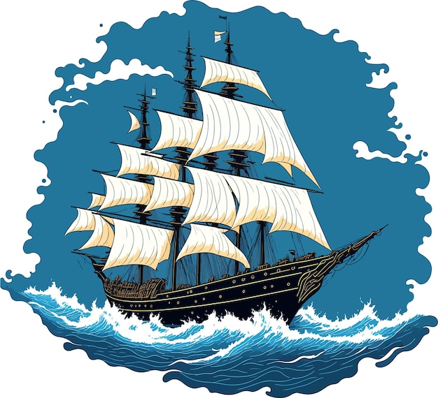 Wind Schip Vector