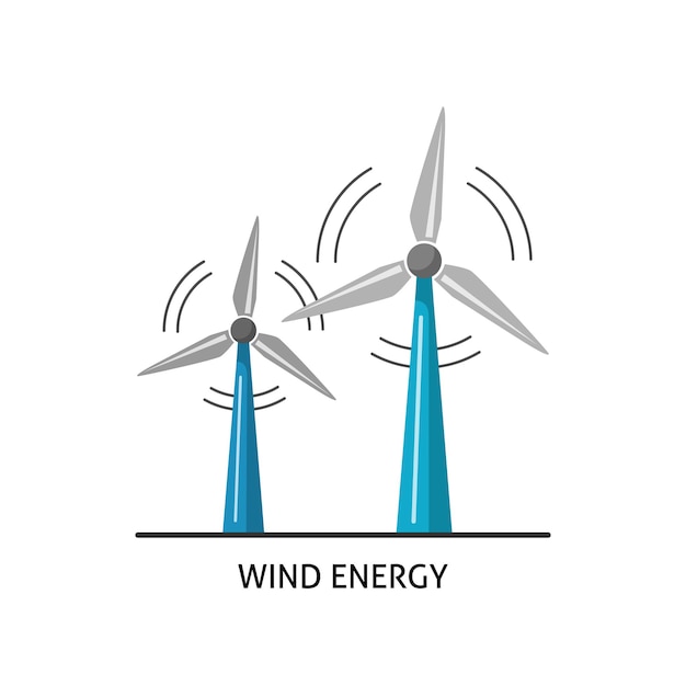 Wind turbine icon