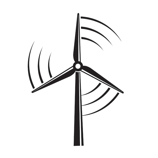 Wind turbine icon